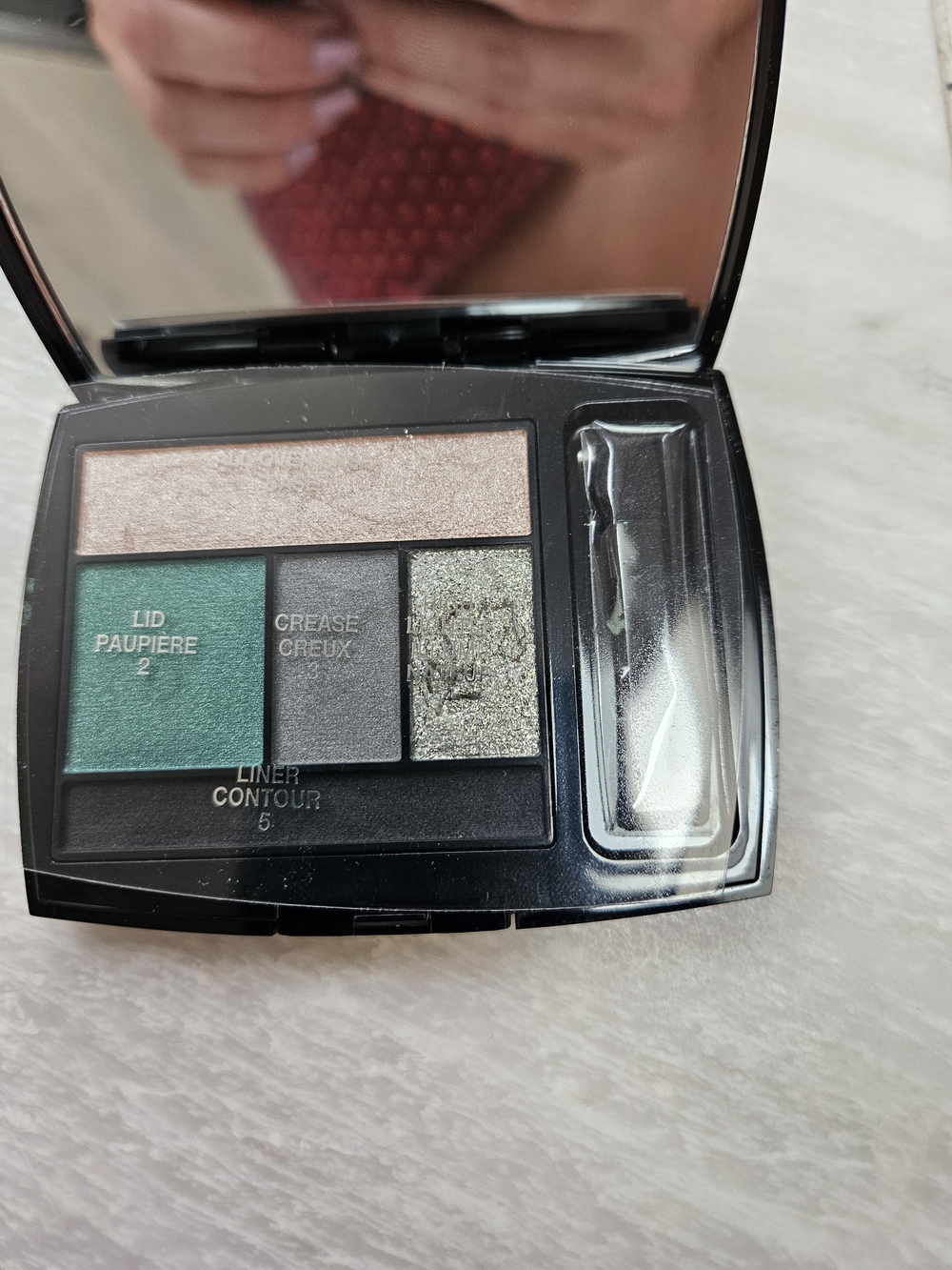 Lancôme Color Design 5 Eyeshadow Palette — Green, Pink & Silver Tones...Never Wo - Picture 2 of 7